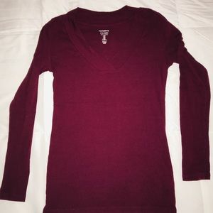 Burgundy sweater